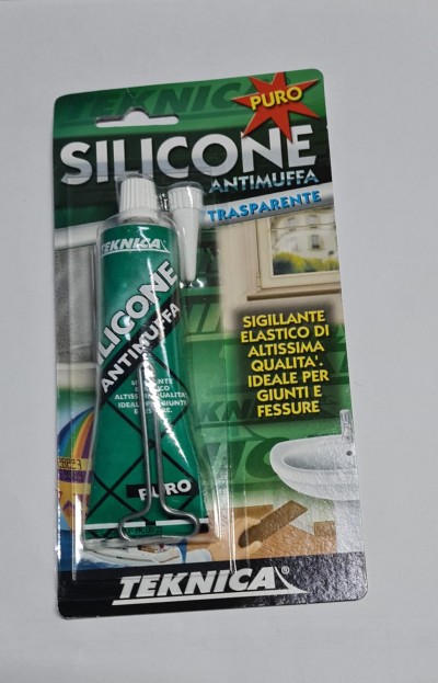 Silicone Universale Trasparente - sigilla tutti i materiali