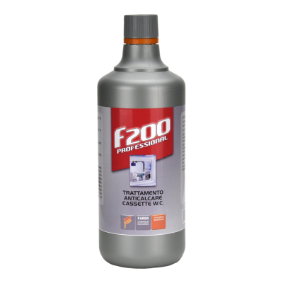 F200 PROFESSIONAL - TRATTAMENTO ANTICALCARE CASSETTE WC - 1Lt