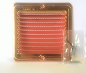 Griglia quadrata aerazione da appoggio in RAME - Con rete - 150 X 150cm² 72