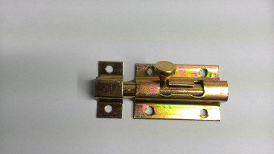 Catenaccio PORTALUCCHETTO TONDO in ottone lucido 7 cm - IBFM