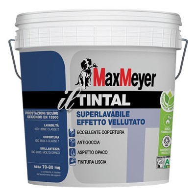 Idropittura LAVABILE MASCHERANTE PROFESSIONALE opaca "MAX" - 14 Lt MAX MAYER