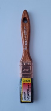 PENNELLO PIATTO setola NERA DA 30 professionale prodotti a solvente