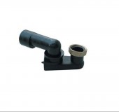 SIFONE RIBASSATO ORIENTABILE PER COLONNE VASCA SCAR. 40-50 A SALDARE - BONOMINI