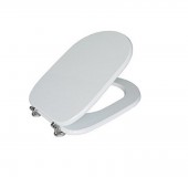 Sedile WC - COPRI WC - TAVOLETTA mod. SINTESI in resina poliestere Color BIANCO 