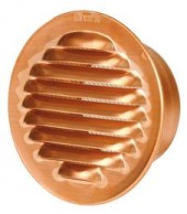 GRIGLIE DI AERAZIONE IN ALLUMINIO RAMATO - DIAMETRO 80 mm - 100 mm - 120 mm