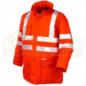 GIACCA ALTA VISIBILITA' IMPERMEABILE 04643N foderata non imbottita