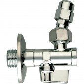 Rubinetto sottolavabo con filtro snodo 1/2 cromato a sfera