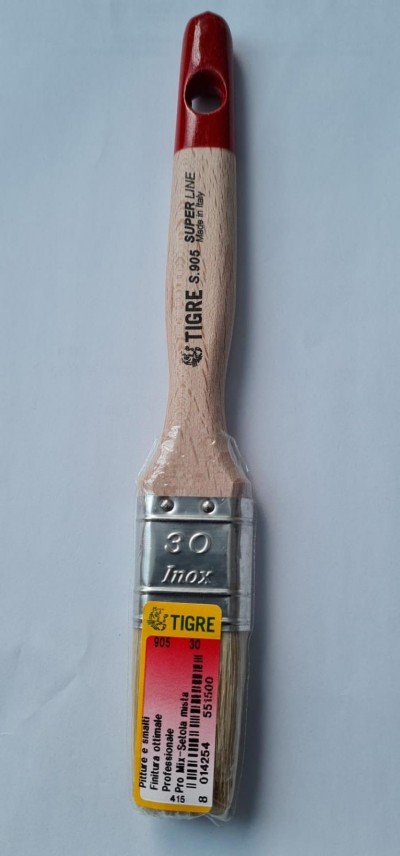 PENNELLO PIATTO SETOLA BIANCA DA 30 PROFESSIONALE (COPY)