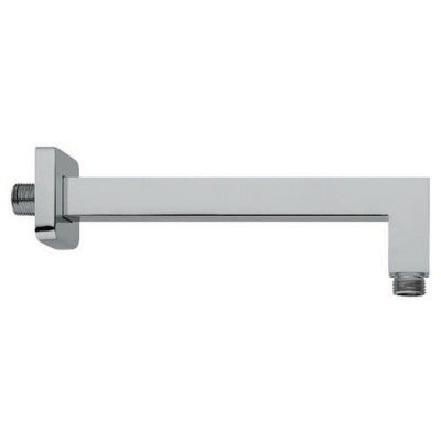BRACCIO DOCCIA QUADRATO + ROSONE CROMO  mm. 300